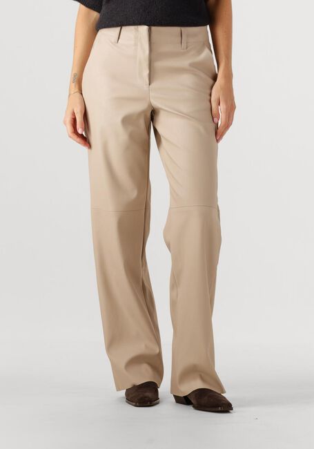 Beige KNIT-TED Wijde broek NAOMI PANT - large