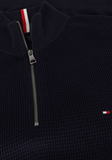 Blauwe TOMMY HILFIGER Trui REFINED STRUCTURE ZI Blauwe TOMMY HILFIGER Trui REFINED STRUCTURE ZI - large