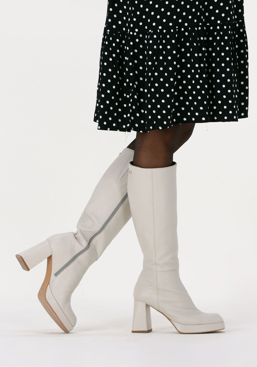 Witte NOTRE-V Hoge laarzen AO131 - large