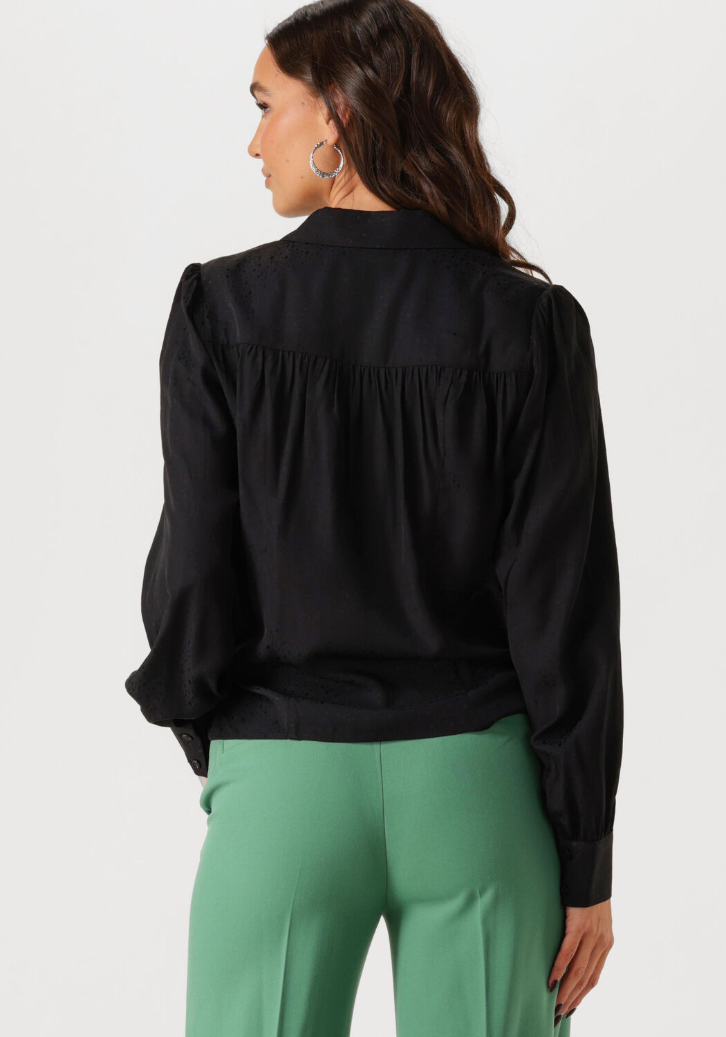ANOTHER LABEL Dames Blouses Georgia Zwart