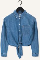 Blauwe TOMMY JEANS Blouses TJW FRONT TIE CHAMBRAY SHIRT Blauwe TOMMY JEANS Blouses TJW FRONT TIE CHAMBRAY SHIRT - medium