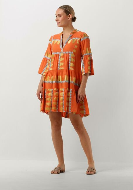 Oranje NEMA Mini jurk ZADIE - large