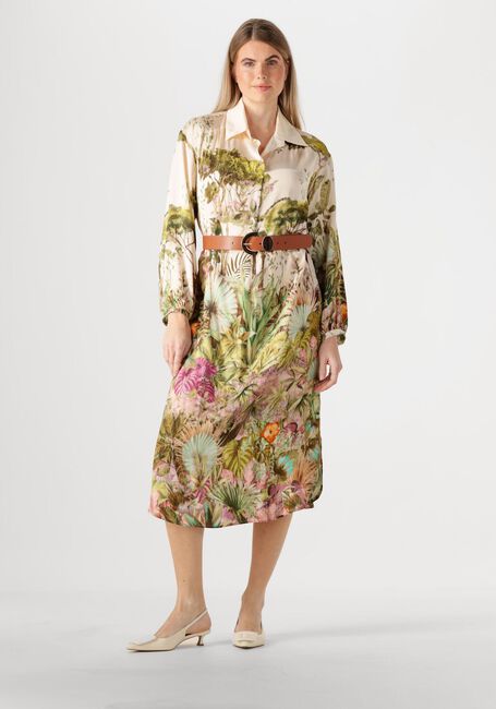 Groene CAROLINE BISS Midi jurk 1161 - large