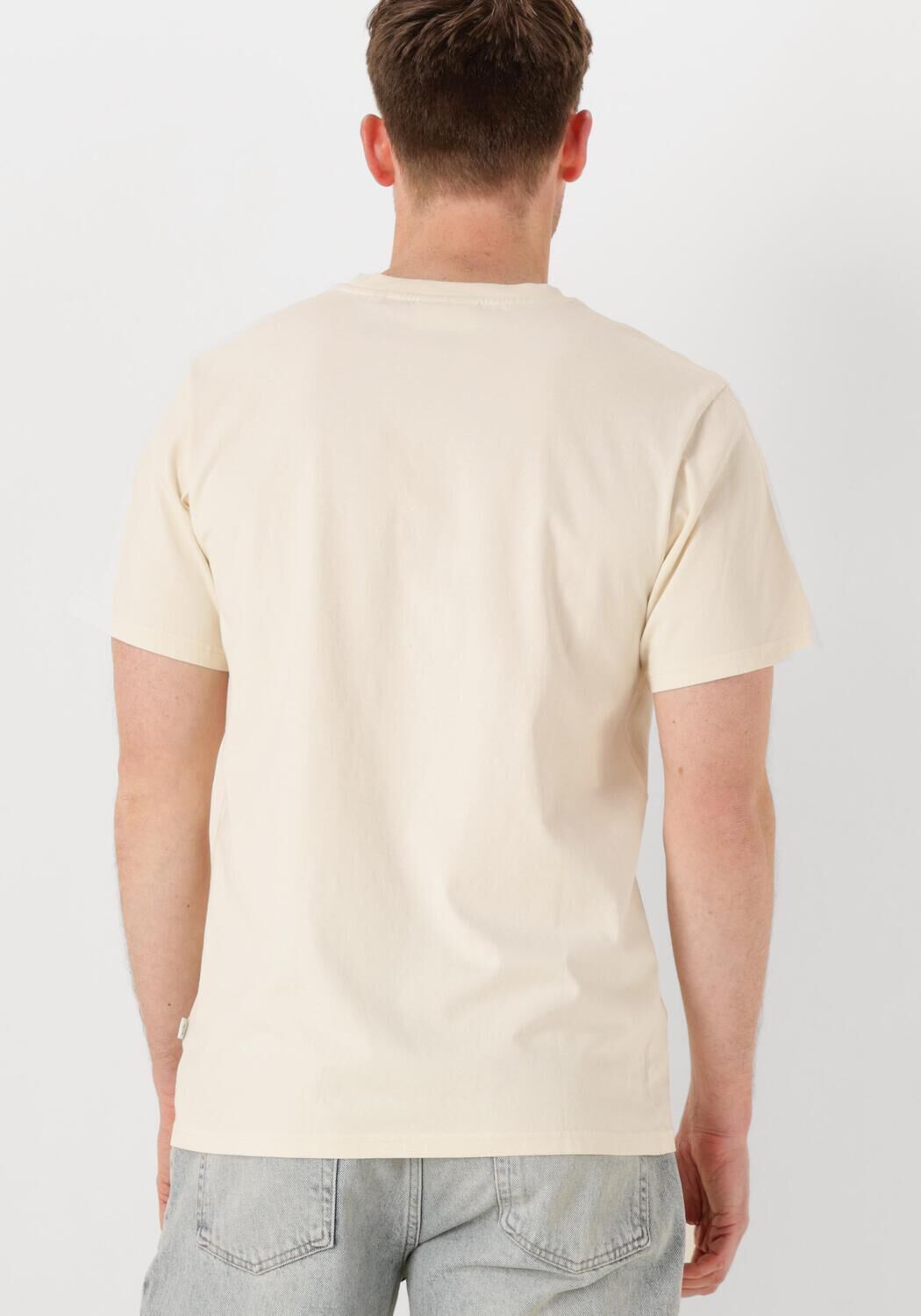 FORÉT Forét Heren Polo's & T-shirts Element T-shirt Ecru
