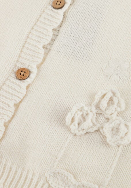 Gebroken wit LIL' ATELIER Vest NBFDOLA LS KNIT CARD LIL - large