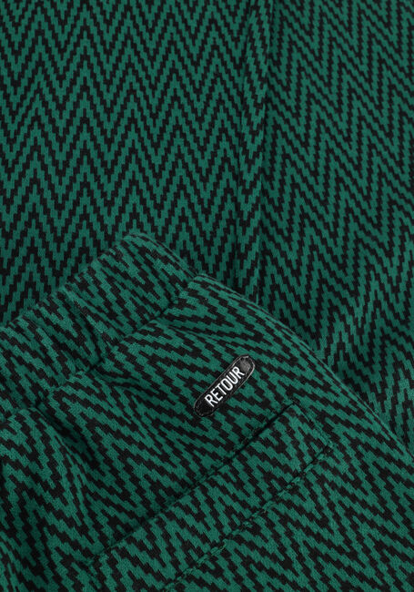 Groene RETOUR Flared broek RENSKE - large