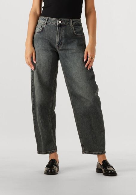 Zwarte MY ESSENTIAL WARDROBE Straight leg jeans BALOOMW 139 HIGH BARREL - large