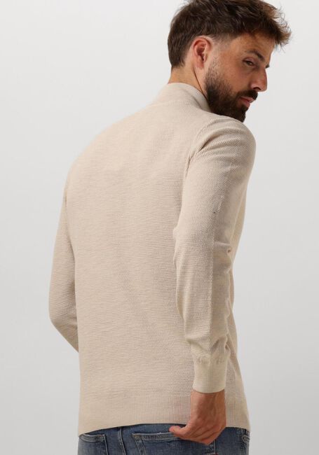 Beige PROFUOMO Trui PULLOVER HALF ZIP - large