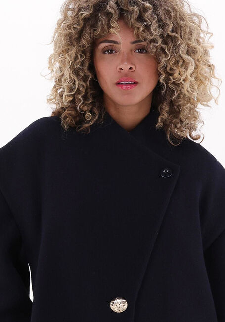 Donkerblauwe CHPTR-S Mantel VALERY COAT - large