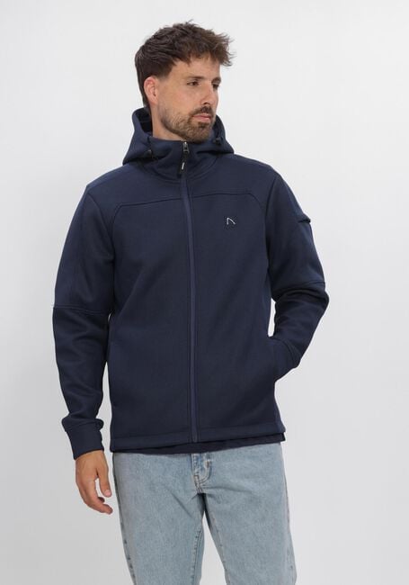 Donkerblauwe CHASIN Sweater ADAN ZIP - large