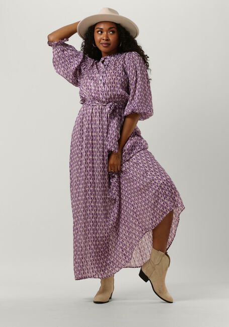 Paarse NOTRE-V Maxi jurk NV-BALIX MAXI DRESS - large