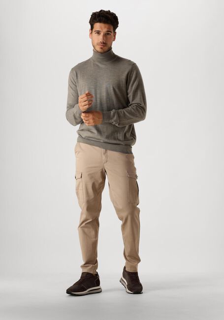 Taupe PROFUOMO Coltrui PULLOVER ROLL NECK - large