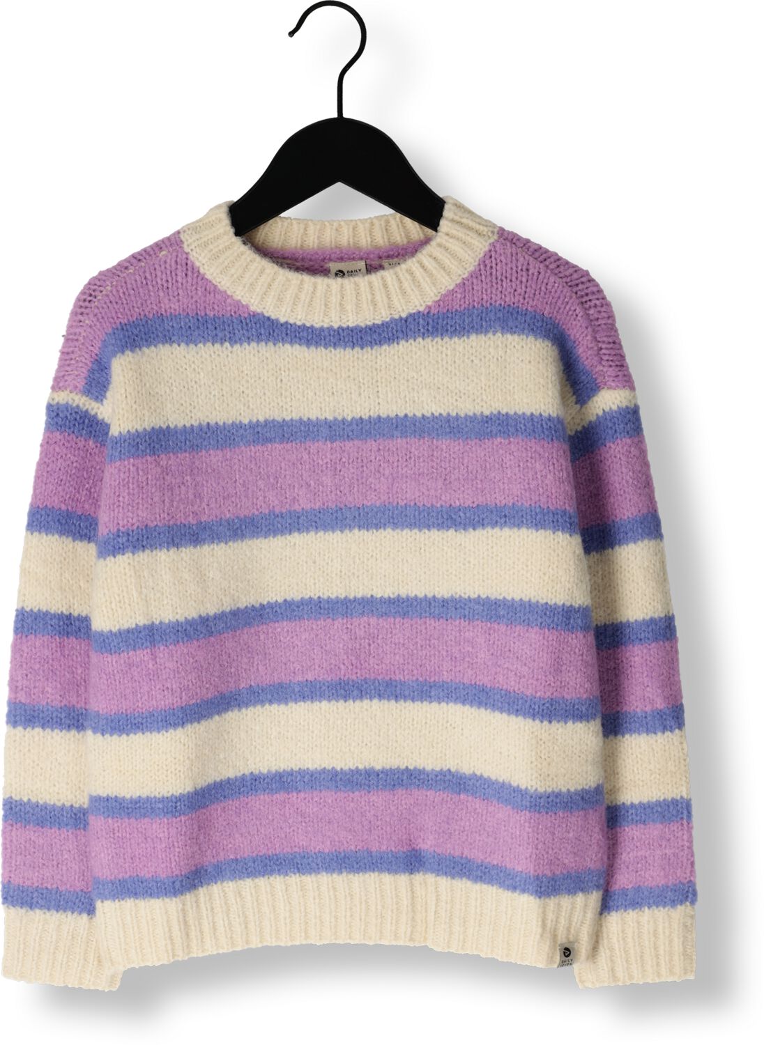 DAILY7 Meisjes Truien & Vesten Knitted Sweat Fancy Stripe Zand