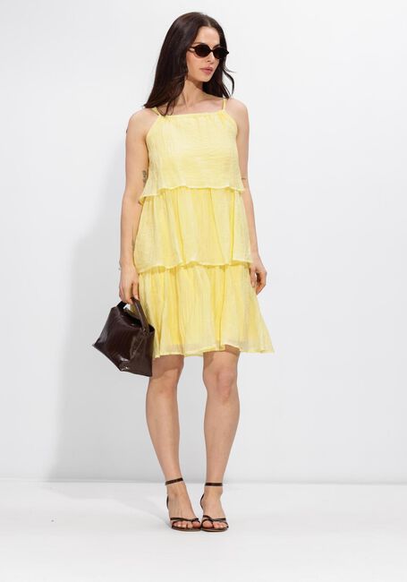 Gele MOVES Mini jurk MEJSE DRESS 4629 - large