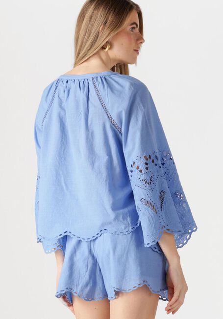 Blauwe SCARLETT POPPIES Blouses ASHU TOP - large