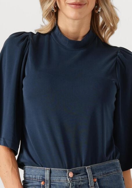 Donkerblauwe MINUS Top KELLI MODAL T-SHIRT - large