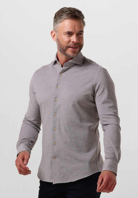 Taupe PROFUOMO Klassiek overhemd SHIRT X-CUTAWAY SC SF - large
