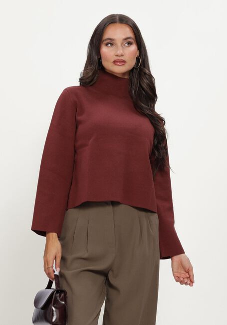 Bordeaux MINUS Trui MSLUPI HIGH NECK KNIT PULLOVER - large