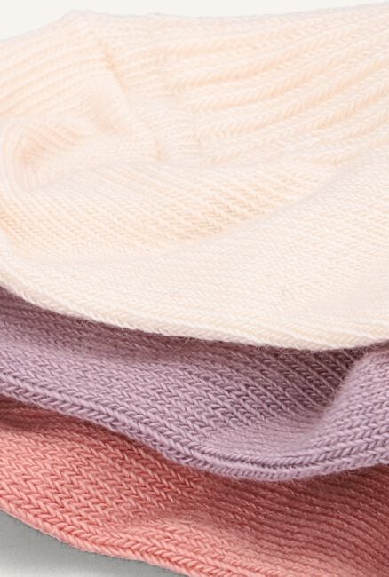 Lichtroze MP DENMARK Sokken COTTON RIB BABY SOCK 3-PACK Lichtroze MP DENMARK Sokken COTTON RIB BABY SOCK 3-PACK - large