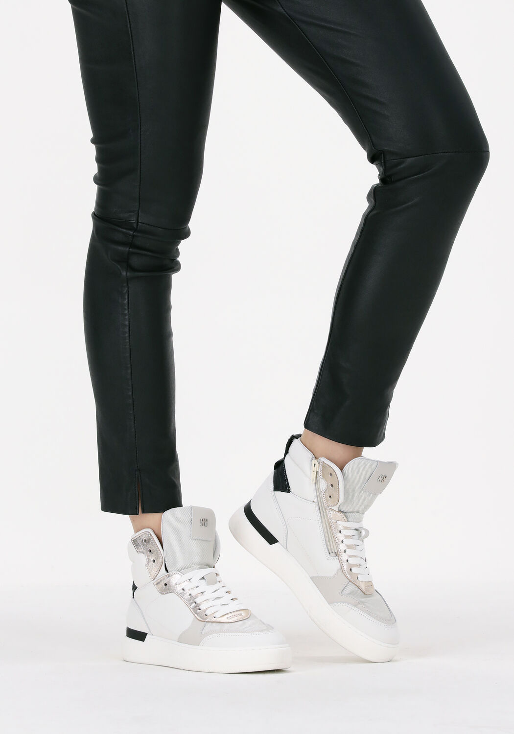 Witte RED-RAG Hoge sneakers 71356 - large