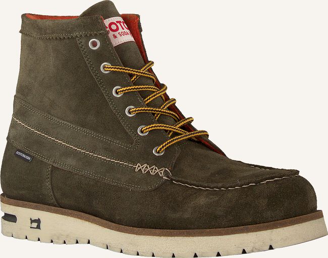 Groene SCOTCH & SODA Veterboots LEVANT Groene SCOTCH & SODA Veterboots LEVANT - large