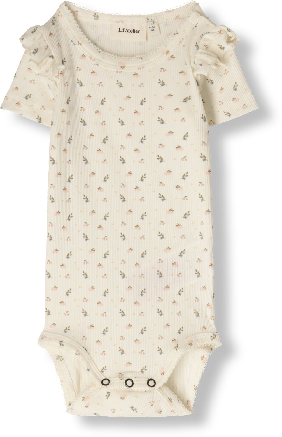 LIL' ATELIER Baby Rompers Nbfgago Kik Ss Slim Body Lil Ecru