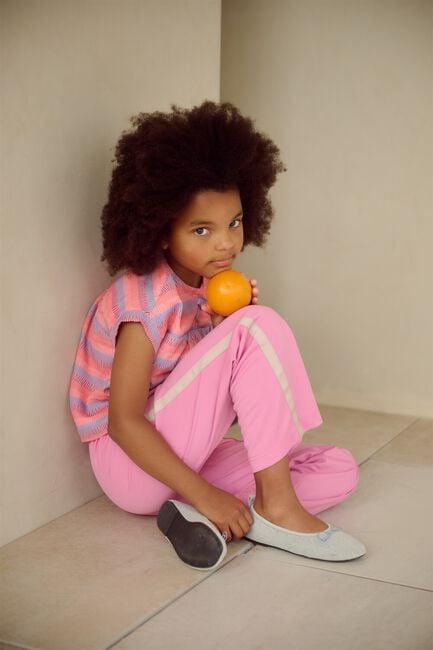 Roze NONO Joggingbroek SAYLA INTERLOCK PALAZZO PANTS - large