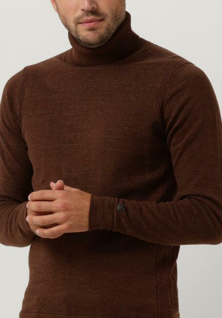 Bruine CAST IRON Coltrui TURTLENECK COTTON HEATHER PLATED - large