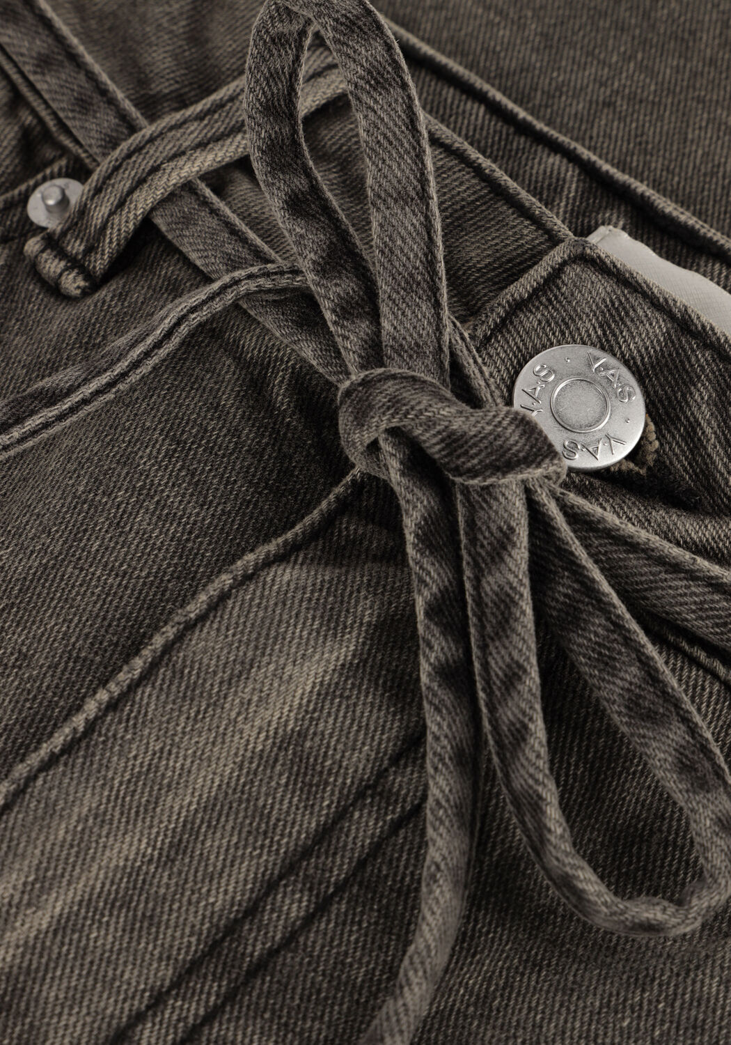 Grijze Y.A.S. Wide jeans YASRINA HMW JEANS - large