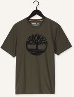 Groene TIMBERLAND T-shirt SS K-R BRAND TREE T Groene TIMBERLAND T-shirt SS K-R BRAND TREE T - medium