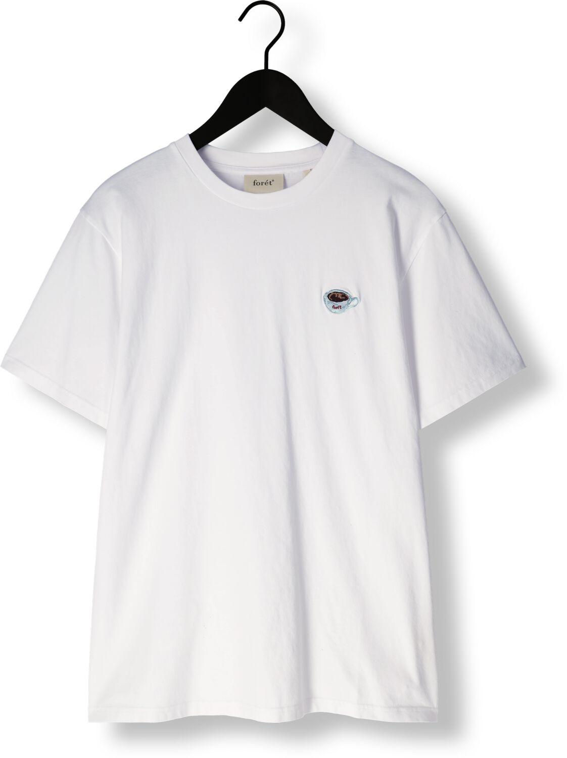 FORÉT Forét Heren Polo's & T-shirts Element T-shirt Wit