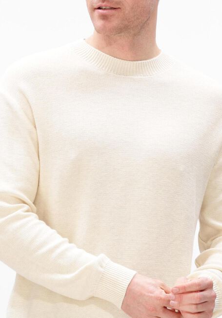 Beige ANERKJENDT Trui AKEBBE COTTON/SILK KNIT - large