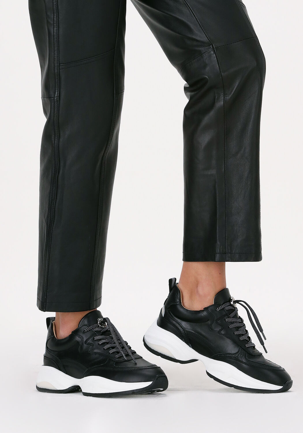 Zwarte sneakers dames top via vai