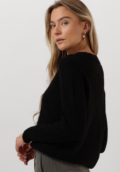 Zwarte SELECTED FEMME Trui LULU LS KNIT O-NECK B - large