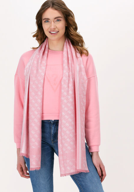 Roze GUESS Sjaal KASINTA PRINTED SCARF - large