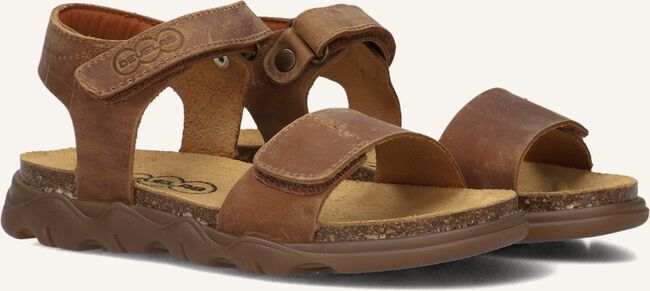 Cognac DEVELAB Platte sandalen 48497 Cognac DEVELAB Platte sandalen 48497 - large