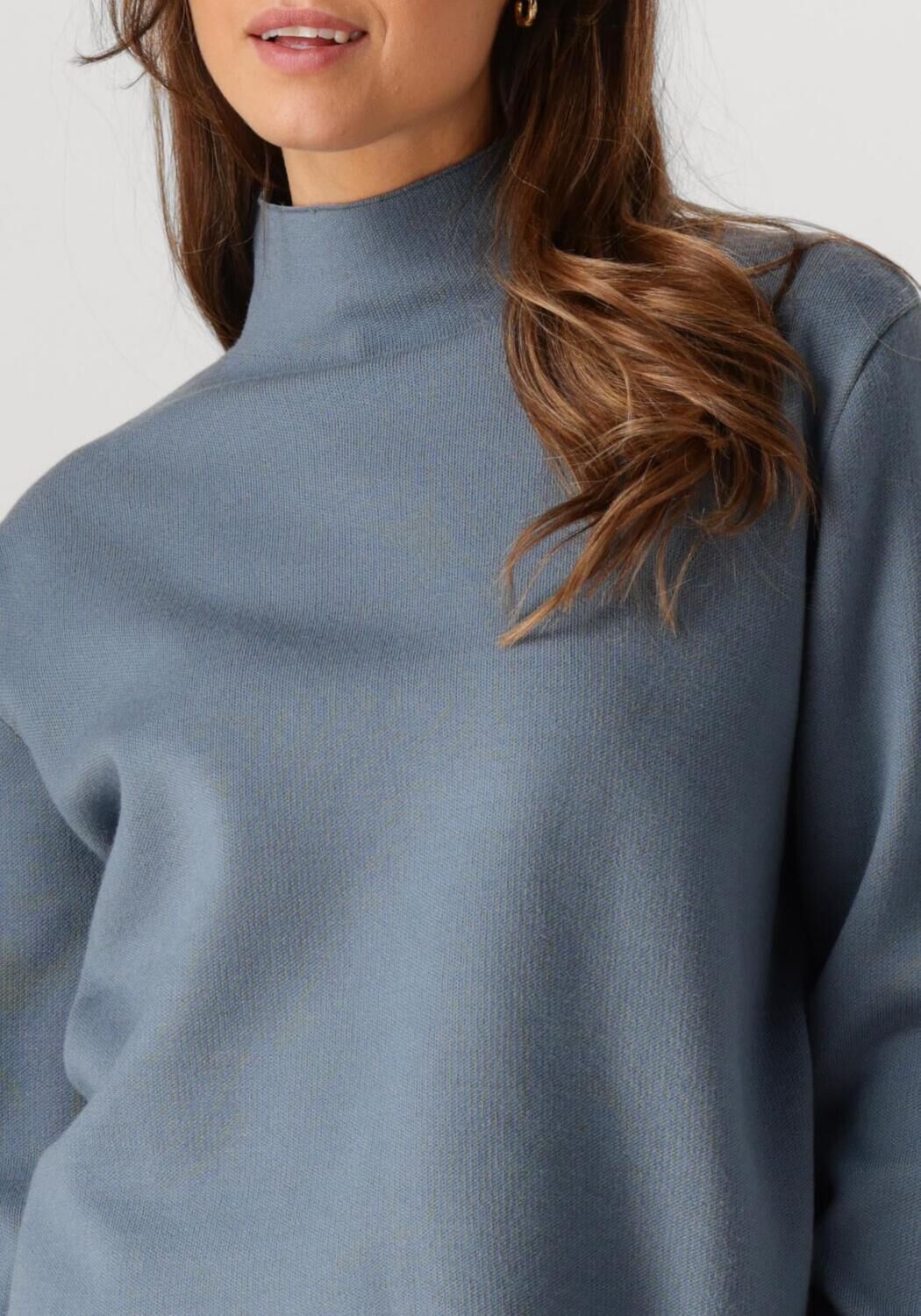 MINUS Dames Truien & Vesten Lupi High Neck Pullover Blauw