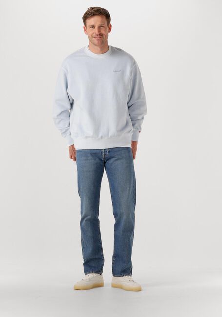 Lichtblauwe LEVI'S Sweater AUTHENTIC CREW - large