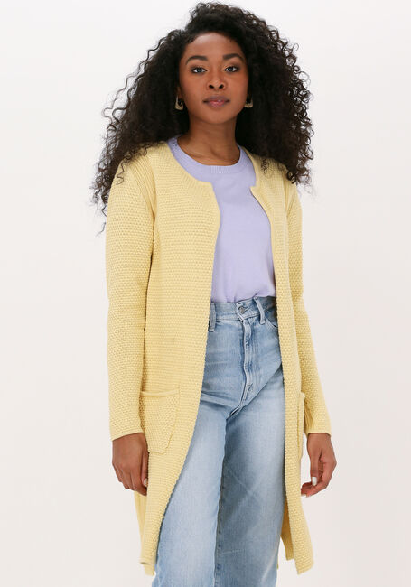 Gele MINUS Vest VIBE CARDIGAN - large