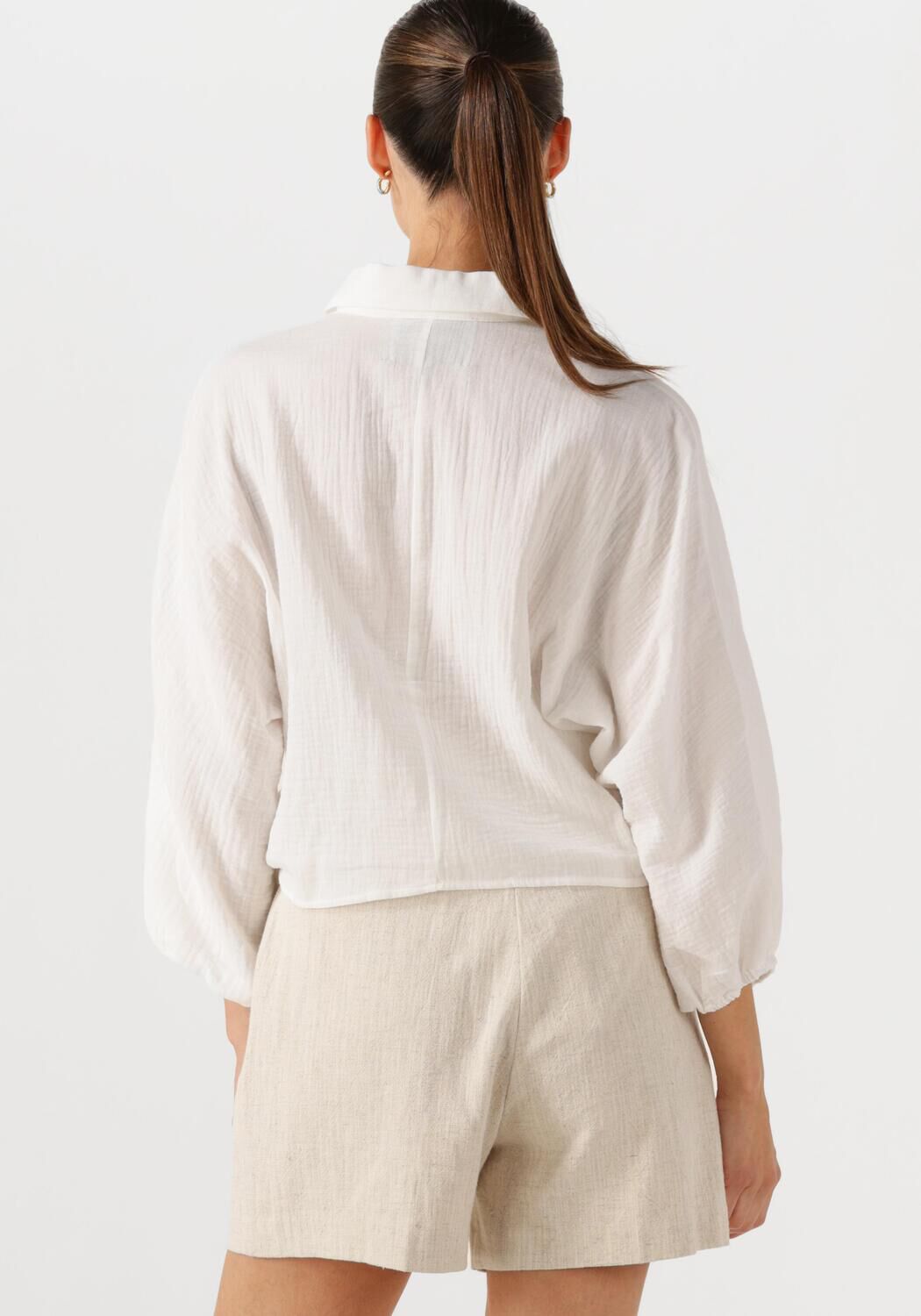 MINUS Dames Blouses Stina Shirt Wit