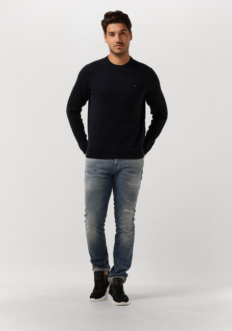 Blauwe TOMMY HILFIGER Trui CORE COTTON-SILK CNECK Blauwe TOMMY HILFIGER Trui CORE COTTON-SILK CNECK - large