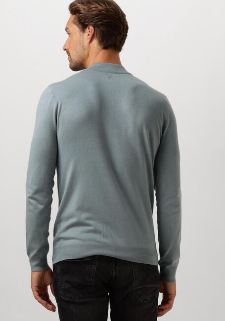 Blauwe PURE PATH Trui REGULAR FIT KNITWEAR HALFZIP803 - large