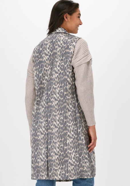 Bruine CO'COUTURE Gilet FELICA ANIMAL TAILOR VEST - large