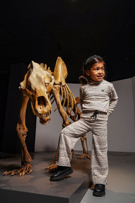 Ecru KOKO NOKO Wijde broek O56940 - large