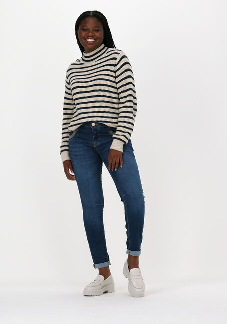 Beige MOS MOSH Trui LINN STRIPE KNITT - large
