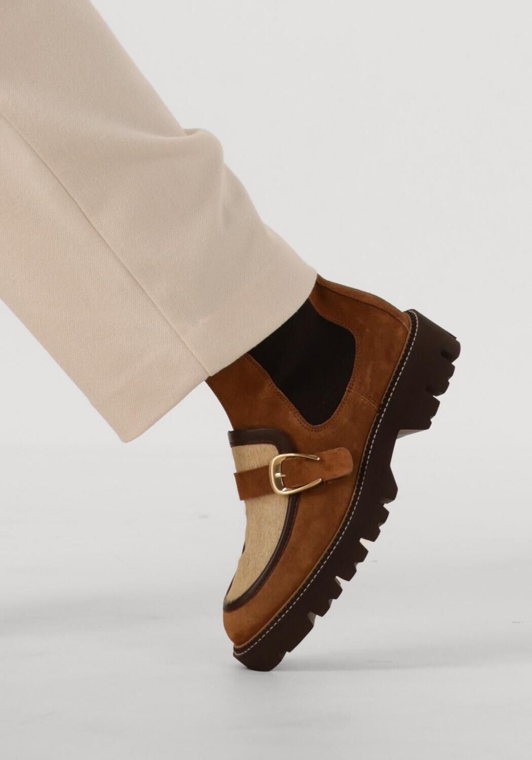 Bruine PERTINI Chelsea boots 33119 - large