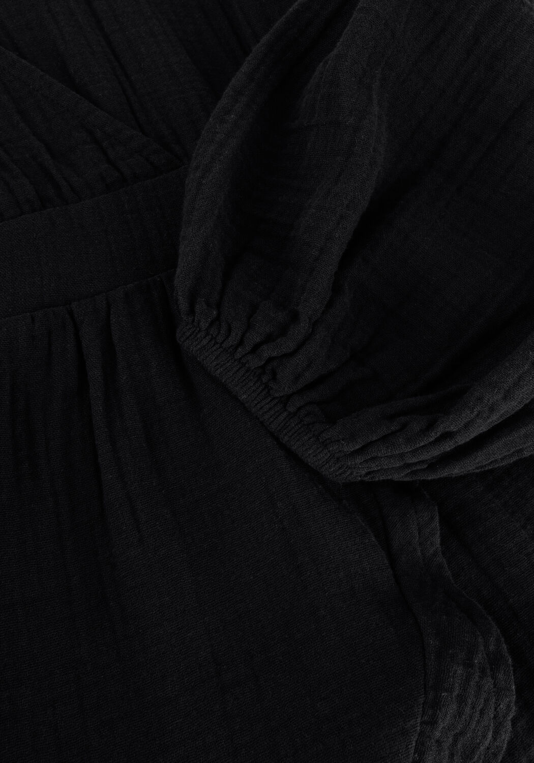 Zwarte ALIX THE LABEL Mini jurk LADIES WOVEN FAKE WRAP DRESS - large