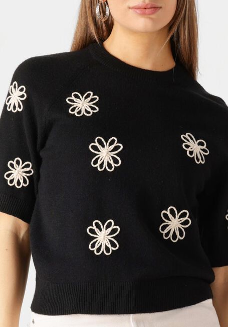 Zwarte OBJECT Trui OBJLANEY RUBIN SS PULLOVER - large