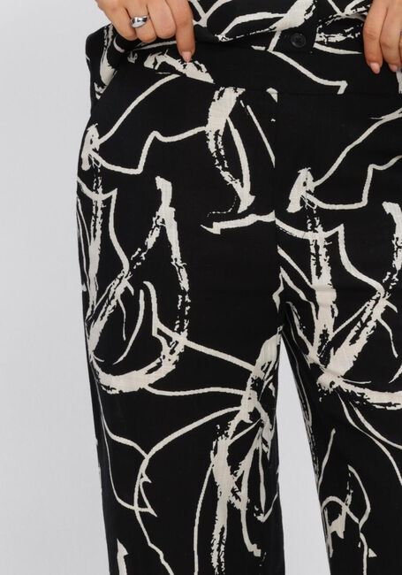 Zwarte OBJECT Wijde broek OBJSANNE ALINE WIDE PANT - large