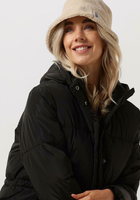 Zwarte SECOND FEMALE Gewatteerde jas BUFF COAT - large